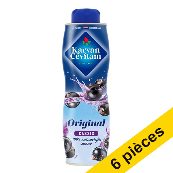 Karvan Cevitam Offre : 6x Karvan Cévitam sirop de cassis (600 ml)  423689 - 1