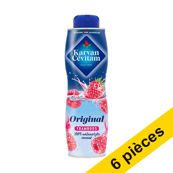 Karvan Cevitam Offre : 6x Karvan Cévitam sirop framboise (600 ml)  423686 - 1