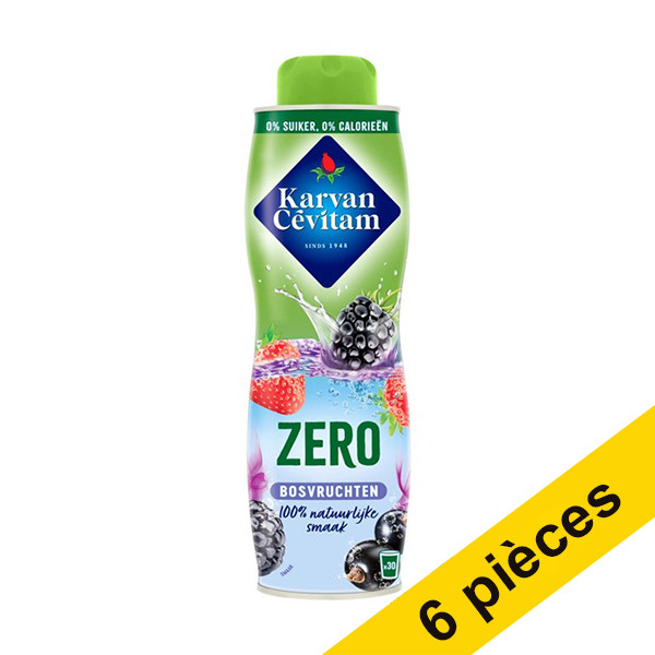 Karvan Cevitam Offre : 6x Karvan Cévitam sirop fruits des bois 0% (600 ml)  423692 - 1