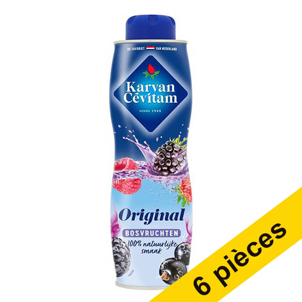 Karvan Cevitam Offre : 6x sirop Karvan Cévitam fruits des bois (600 ml)  423687 - 1
