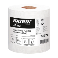 Katrin Centerfeed Basic Medium essuie-mains 2 plis 6 rouleaux pour distributeur Katrin Centerfeed Medium 74526 SKA06012