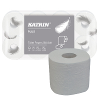 Katrin Plus papier toilette doux 3 plis 8 rouleaux 104452 110316 110317 133651 2073998 SKA06018