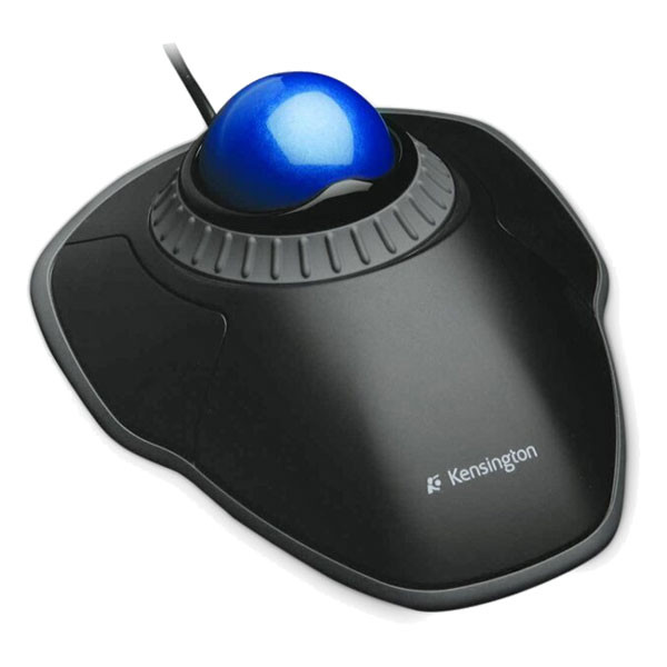 Kensington Orbit Trackball avec molette de défilement Scroll Ring avec câble - noir K72337EU 230083 - 1