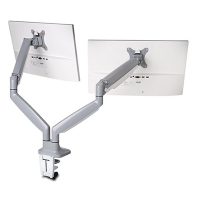 Kensington Smartfit one-touch bras d'écran à ressort à gaz pour 2 écrans (avec pince et oeillet) - gris K55471EU 230155