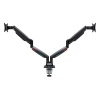Kensington Smartfit one-touch bras d'écran à ressort à gaz pour 2 écrans (avec pince et oeillet) - noir K59601WW 230158 - 2