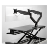 Kensington Smartfit one-touch bras d'écran à ressort à gaz pour 2 écrans (avec pince et oeillet) - noir K59601WW 230158 - 4