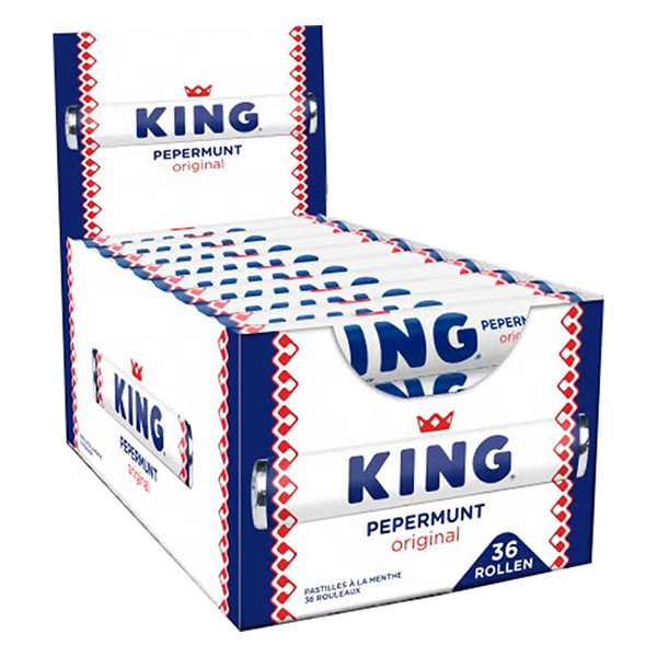 King pastilles à la menthe poivrée emballage individuel (36 pièces) 235310 423718 - 1