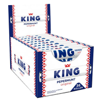 King pastilles à la menthe poivrée emballage individuel (36 pièces) 235310 423718