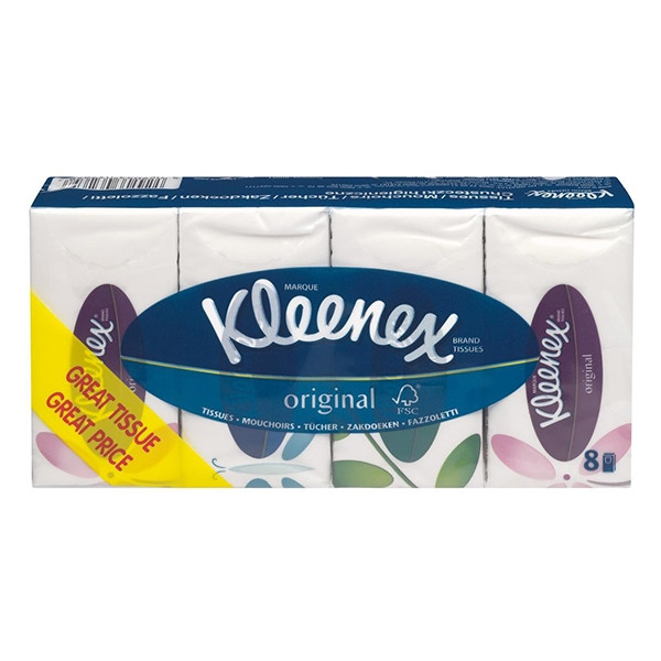 Kleenex Lot de 65 mouchoirs ultra doux pour le visage, 65 mouchoirs par  boîte, 1 paquet (65 mouchoirs au total)