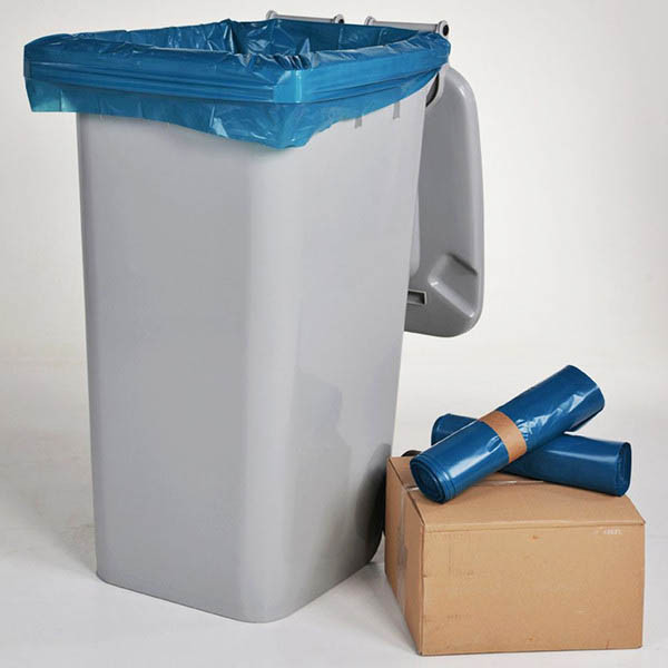 Knapzak sac-poubelle pour conteneurs LDPE 240 litres (100 pièces) - bleu SKA00053 - 2