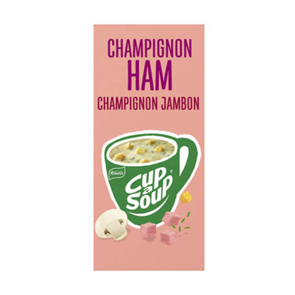 Cup-a-Soup champignon jambon 175 ml (21 pièces) 420012 - 1