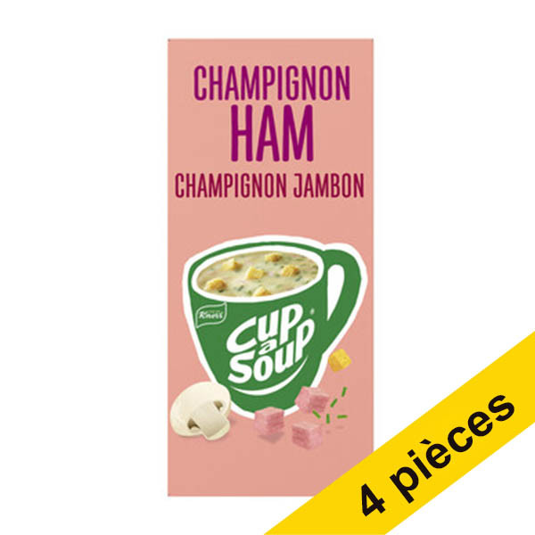 Offre : 4x Cup-a-Soup champignon jambon 175 ml (21 pièces) 423054 - 1