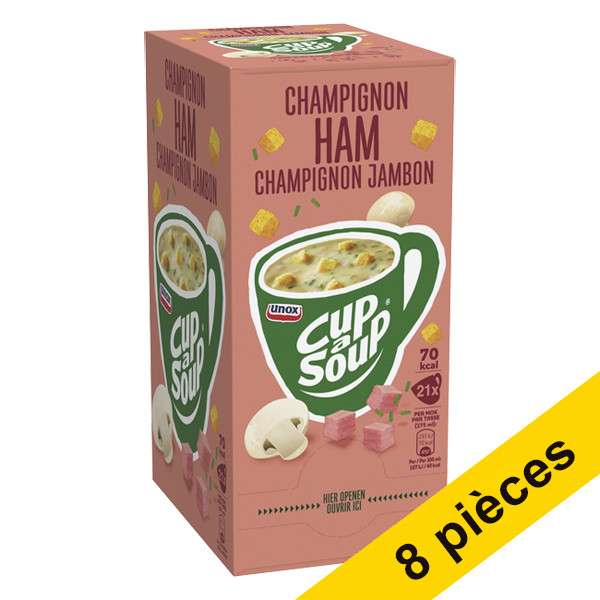 Offre : 8x Cup-a-Soup champignon jambon 175 ml (21 pièces) 404361 - 1