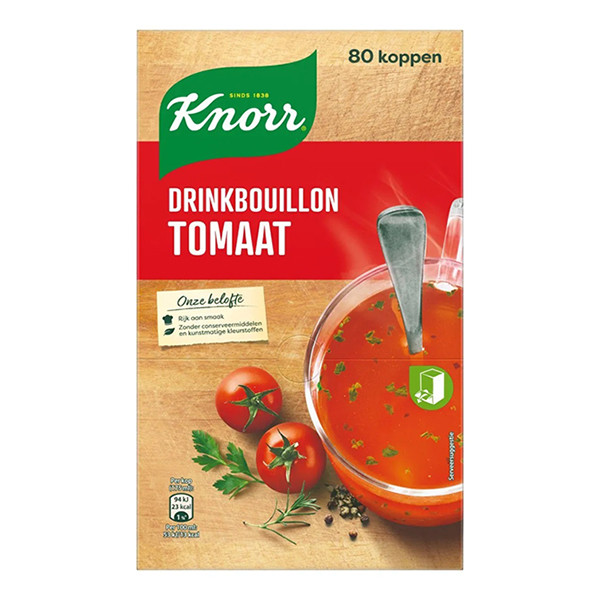 Knorr bouillon à boire aux tomates 175 ml (80 pièces) 422840 - 1