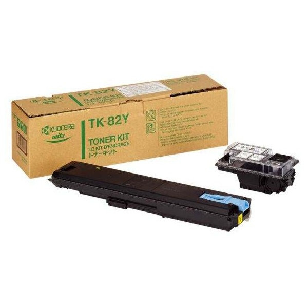 Kyocera Mita TK-82Y toner (d'origine) - jaune 370093KL 079214 - 1