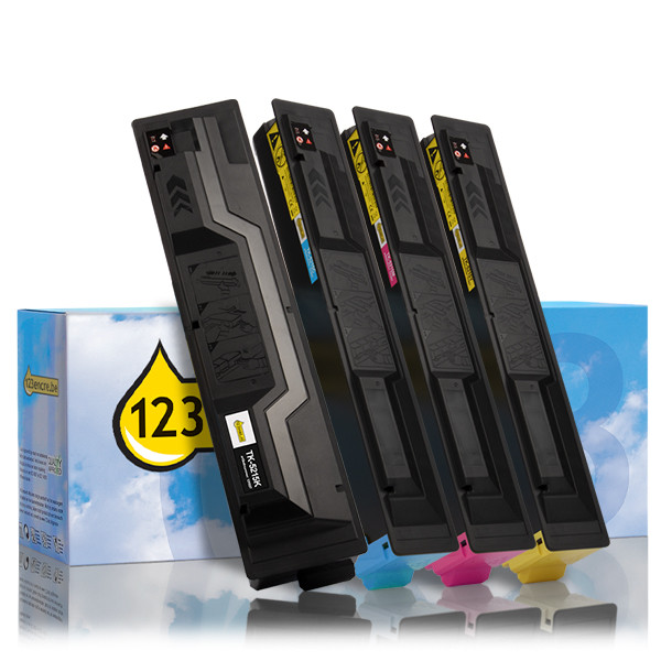 Kyocera Offre Kyocera : TK-5215 K, C, M, Y noir + 3 couleurs (marque 123encre)  131957 - 1