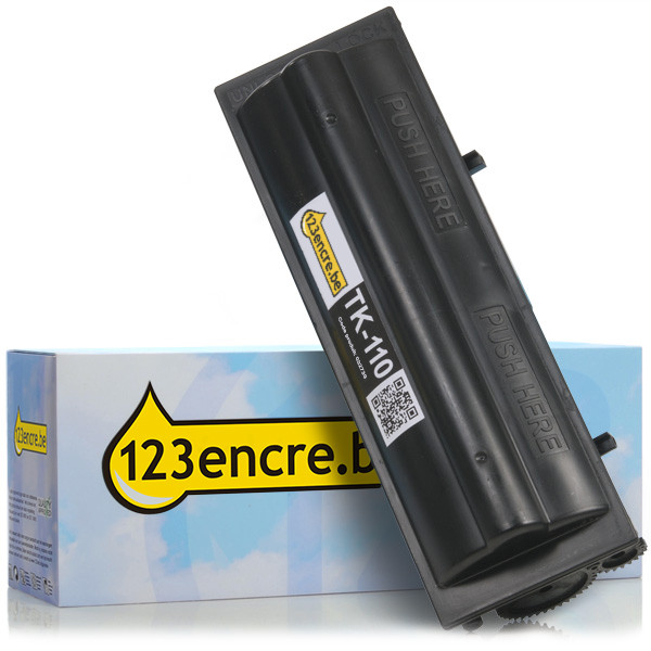 Kyocera TK-110 toner haute capacité (marque 123encre) - noir 0T2FV0DEC 1T02FV0DE0C 032739 - 1