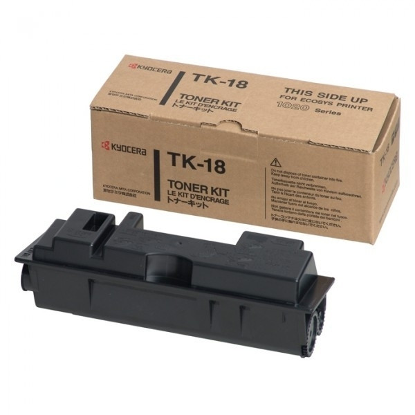 Kyocera TK-18 toner noir (d'origine) 1T02FM0EU0 370QB0KX 900916 - 1
