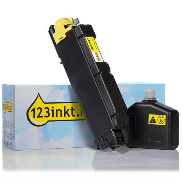 Kyocera TK-5140Y toner (marque 123encre) - jaune 1T02NRANL0C 094233 - 1