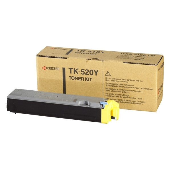 Kyocera TK-520Y toner (d'origine) - jaune 1T02HJAEU0 079070 - 1