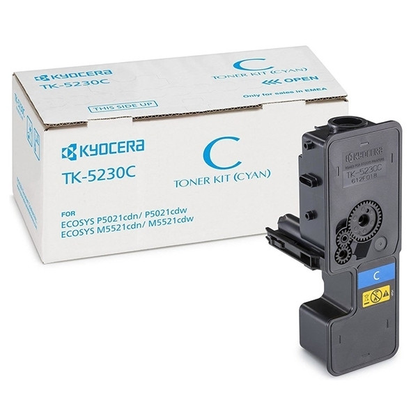 Kyocera TK-5230C toner haute capacité (d'origine) - cyan 1T02R9CNL0 094378 - 1
