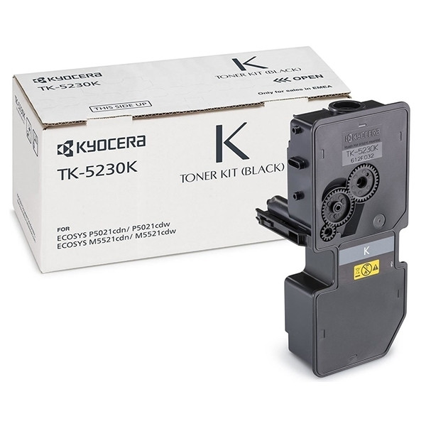 Kyocera TK-5230K toner haute capacité (d'origine) - noir 1T02R90NL0 094376 - 1