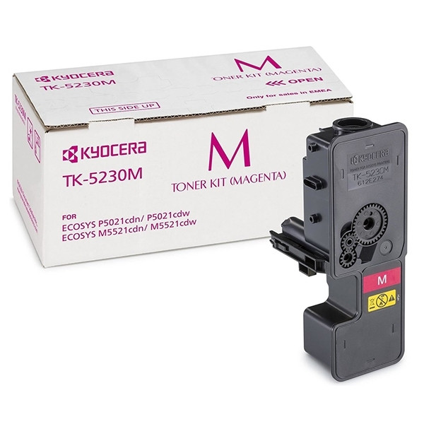 Kyocera TK-5230M toner haute capacité (d'origine) - magenta 1T02R9BNL0 094380 - 1