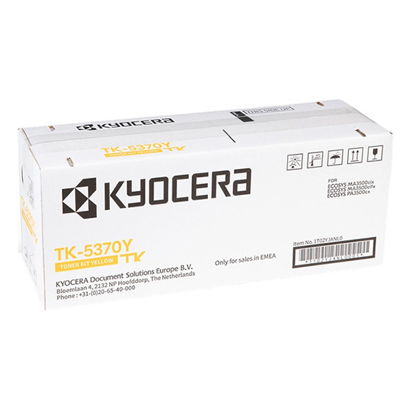Kyocera TK-5370Y toner (d'origine) - jaune 1T02YJANL0 095048 - 1