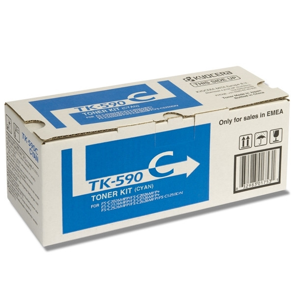 Kyocera TK-590C toner cyan (d'origine) 902798 - 1