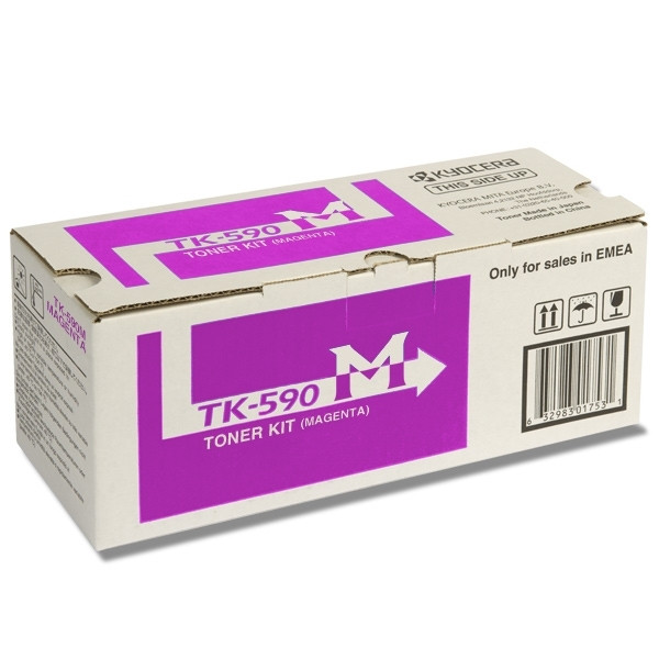Kyocera TK-590M toner (d'origine) - magenta 1T02KVBNL0 079314 - 1
