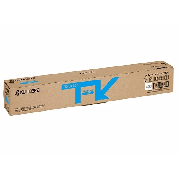 Kyocera TK-8115C toner (d'origine) - cyan 1T02P3CNL0 094456 - 1