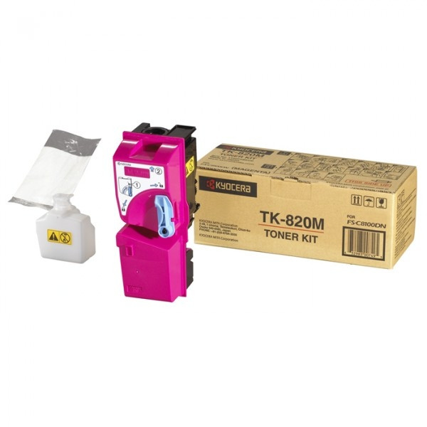 Kyocera TK-820M toner (d'origine) - magenta 1T02HPBEU0 079125 - 1