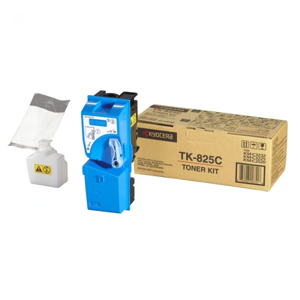 Kyocera TK-825C toner (d'origine) - cyan 1T02FZCEU0 079035 - 1