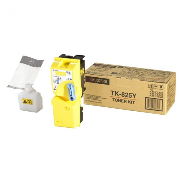 Kyocera TK-825Y toner (d'origine) - jaune 1T02FZAEU0 079045 - 1