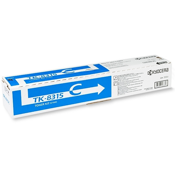 Kyocera TK-8315C toner (d'origine) - cyan 1T02MVCNL0 079398 - 1