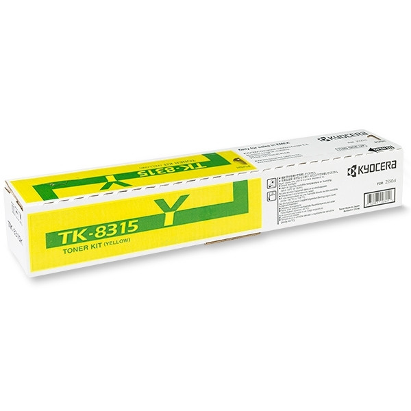 Kyocera TK-8315Y toner (d'origine) - jaune 1T02MVANL0 079402 - 1