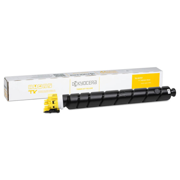 Kyocera TK-8375Y toner (d'origine) - jaune 1T02XDANL0 094900 - 1