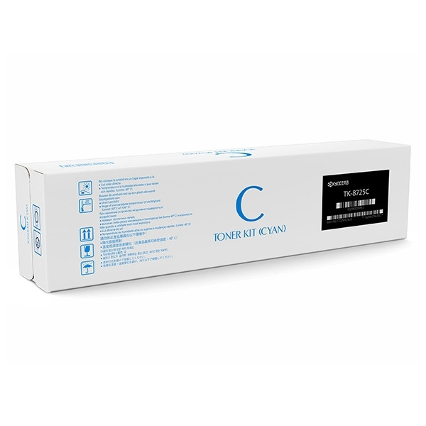 Kyocera TK-8725C toner (d'origine) - cyan 1T02NHCNL0 094426 - 1