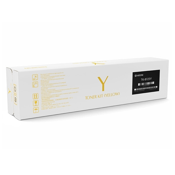 Kyocera TK-8725Y toner (d'origine) - jaune 1T02NHANL0 094430 - 1