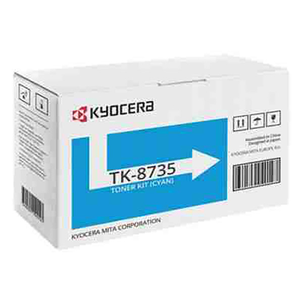 Kyocera TK-8735C toner (d'origine) - cyan 1T02XNCNL0 094816 - 1