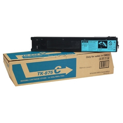 Kyocera TK-875C toner (d'origine) - cyan 1T05JNCNL0 079286 - 1