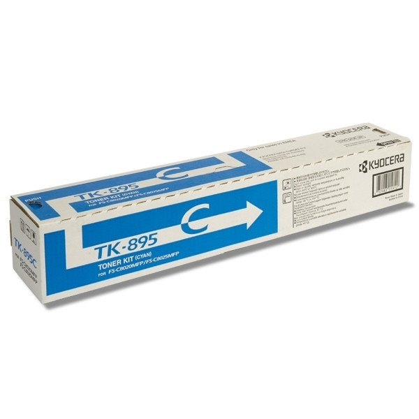 Kyocera TK-895C toner (d'origine) - cyan 1T02K0CNL0 079340 - 1