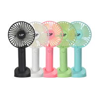 LPG set de ventilateurs à main - noir/bleu/vert/rose/blanc