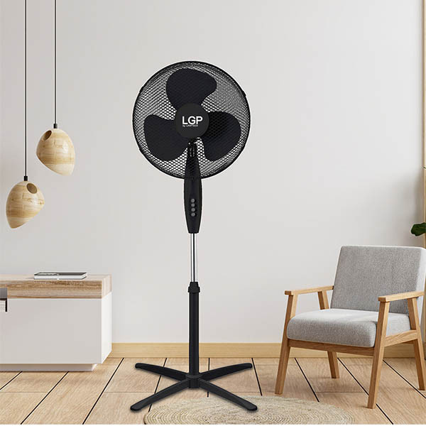 LGP ventilateur sur pied - noir 828223 - 2