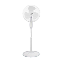 LGP ventilateur sur pied avec minuterie - blanc 828230