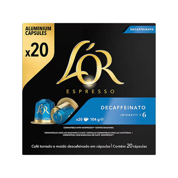 L'OR Espresso Decaffeinato capsules de café (20 pièces) 423608 - 1