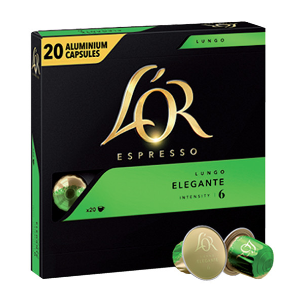 L'OR Espresso Lungo Elegante capsules (20 pièces) 82552 423021 - 2