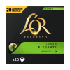 L'OR Espresso Lungo Elegante capsules (20 pièces)