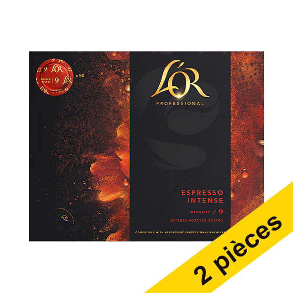 Offre : 2x L'OR Espresso Professionnel Intense Intensity 9 (50 pièces) 423931 - 1