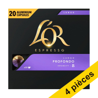 Offre : 4x L'OR Espresso Lungo Profondo capsules (20 pièces)